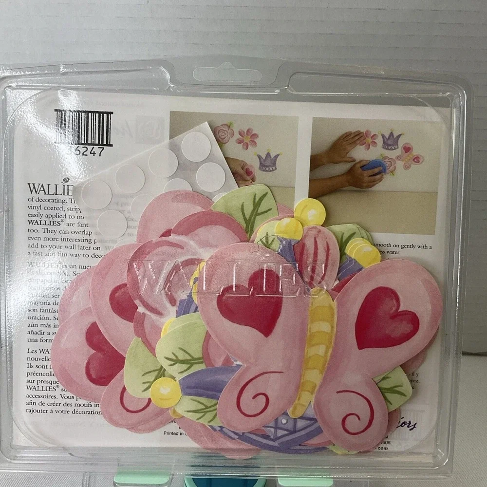 Vtg Wallies Home Interiors‎ Girly  Removable Paper Cutouts #36247 Made In USA
